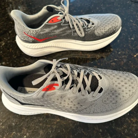 Hoka | Shoes | Hoka Mach 6 Mens Gray Running Shoes | Poshmark display picture 3